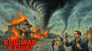 КОШМАР в США! Торнадо сносит всё на своём пути – кадры как из фильма-катастрофы!