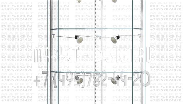 Стеклянная угловая витрина с регулировкой полок смотреть онлайн