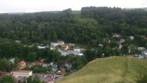 Вид с обзорной площадки Сосновой горы в парке