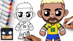 Как нарисовать НЕЙМАРА (БЕЗ ЛИШНИХ СЛОВ)