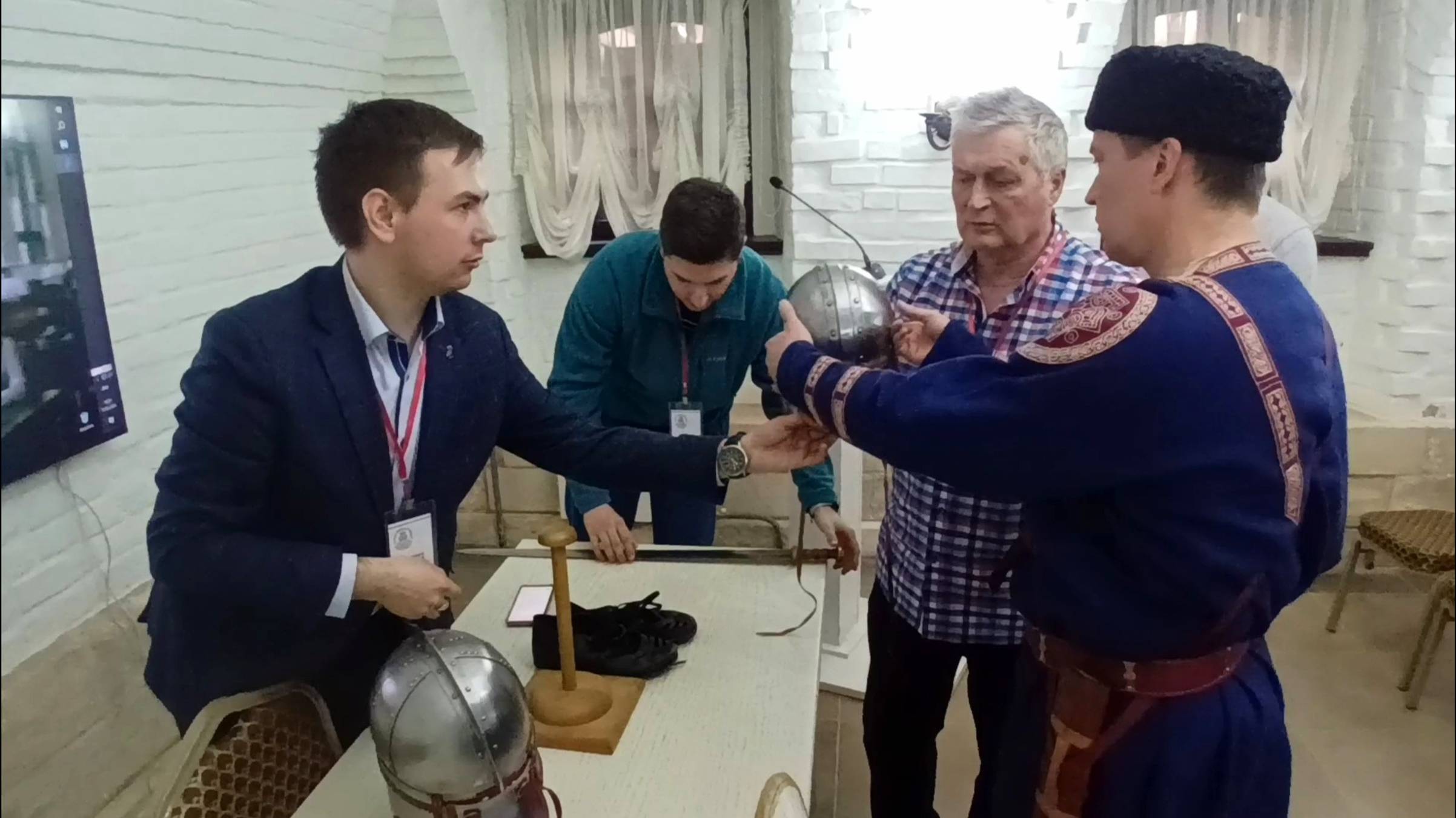 После лекции О.А.Игнатова «Снаряжение римского легионера эпохи Поздней Империи»