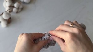 Подушка звезда из плюшевой пряжи