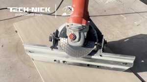 Заусовка плитки под 45 болгаркой