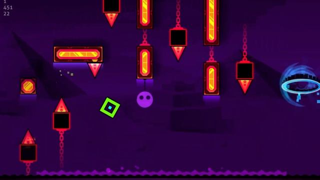 Играю geometry dash sabziro уровень Мега ХАРД