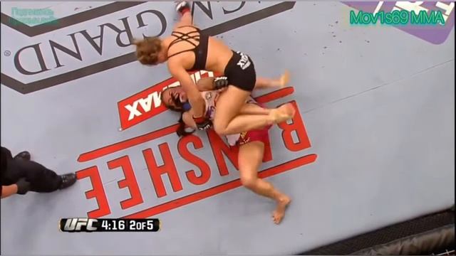 Ронда Роузи (Ronda Rousey) — Миша Тэйт (Miesha Tate) Бой вечера смотреть онлайн