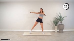 30 Min Knee Friendly Full Body Cardio Workout   All Standing - No Jumping   Sweaty, No Repeat