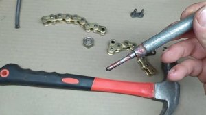 Как укоротить цепь мото без съёмника цепи (выжимка)