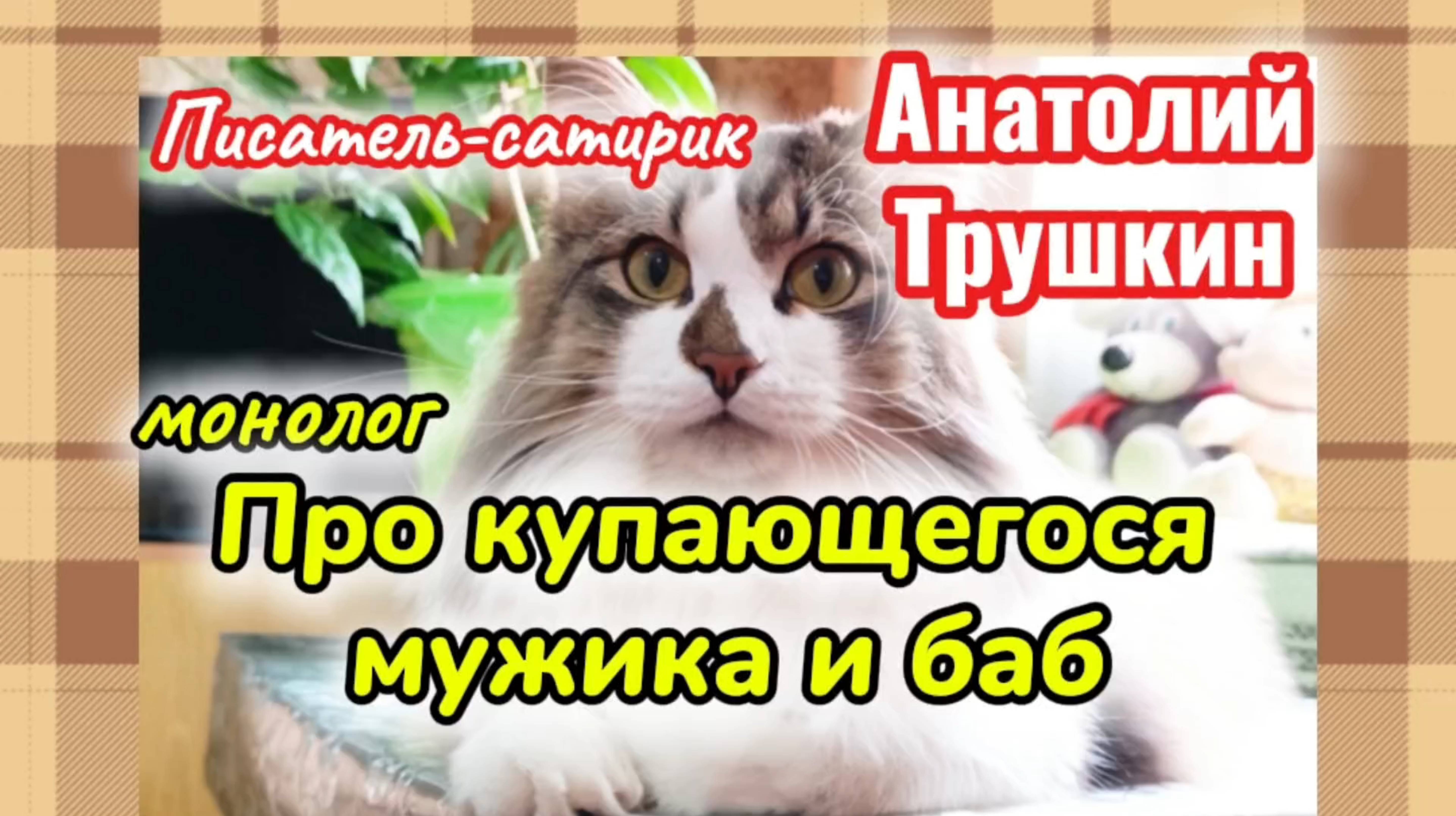 ЮМОР. Про купающегося мужика и баб. Писатель-сатирик А. Трушкин
