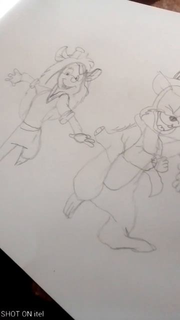 гайка и чип набросок смотреть онлайн