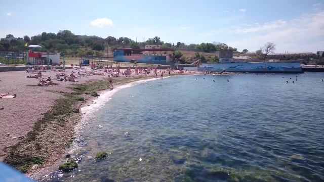 4K. Севастополь. Пляж Солнечный. Бухта Песочная смотреть онлайн