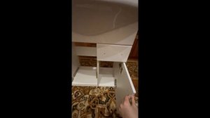 Распаковка — Тумба с умывальником СанитаМебель Камел