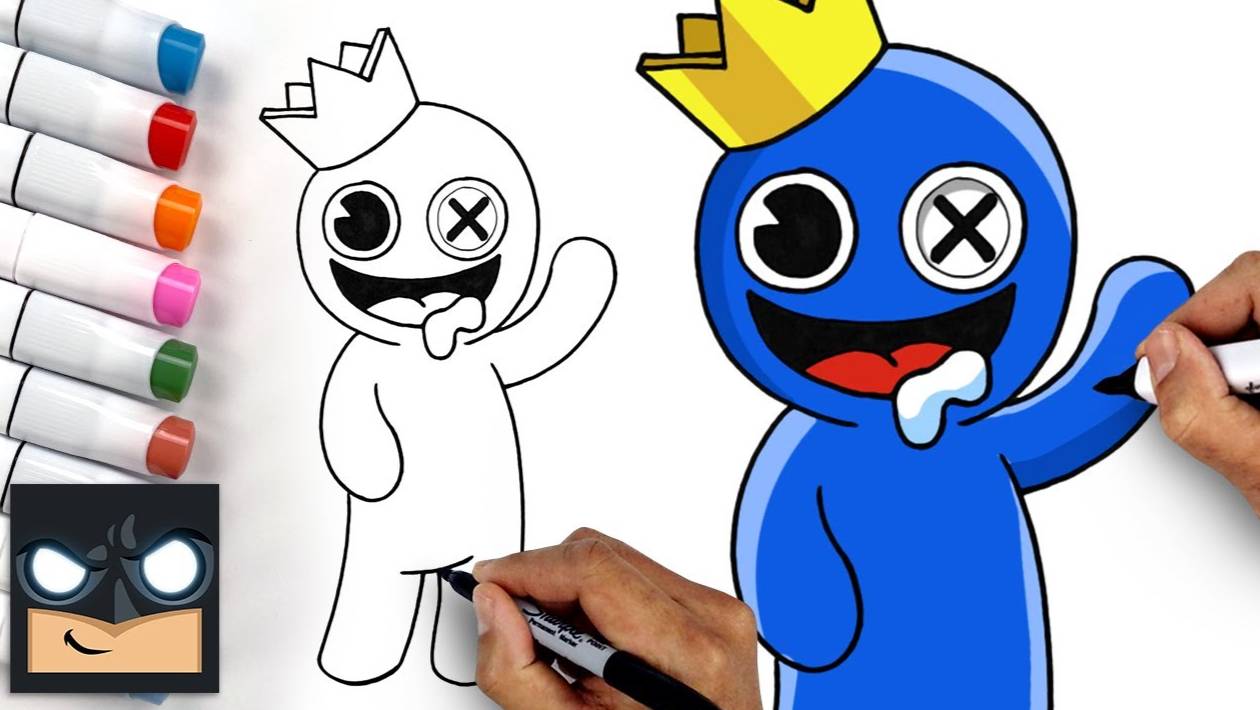 Как нарисовать СИНЕГО ЧЕЛОВЕЧКА (БЕЗ ЛИШНИХ СЛОВ) смотреть онлайн