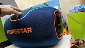 КОЛОНКА W-king X20 Прощай 🔥 HOPESTAR A80 синего цвета 350 Ватт 🔥 Видеоотчет станица Смоленская ✅