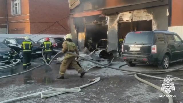 Пожар в автосервисе 20.05.2025г.