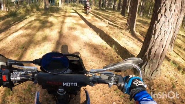 Прохват эндуро в детский заброшенный лагерь! обкатка ? смотреть онлайн