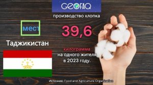 Мир в цифрах: Десять стран по производству хлопка на д?