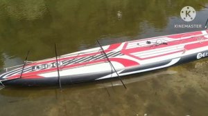 САП с мотором от гироскутера. Лето 2024.