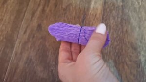 Цветы из гофрированной бумаги