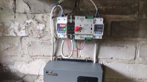 Установка гибридного инвертора Anern ES-1500 резервное пит?
