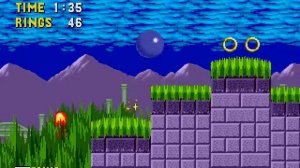 Прохождение игры Sonic The Hedgehog 1991 (Marble Zone) Слишком много мрамора