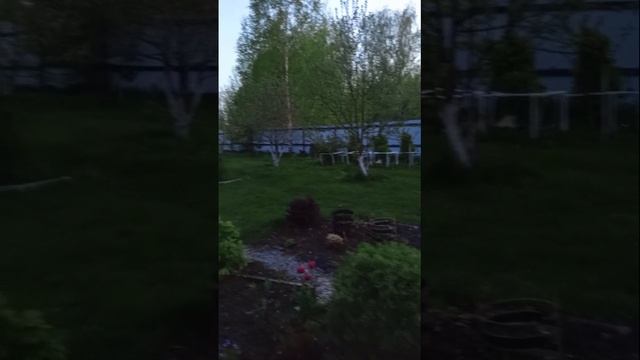 Вечер  в деревне.