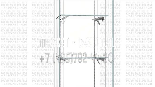 Стеклянная витрина на подиуме с регулируемыми полкам? смотреть онлайн