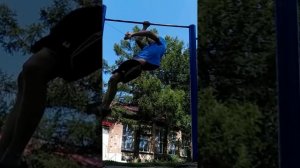 8 one arm pull ups (4 right arm, 4 left arm)