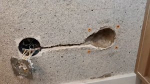 Перенос розетки или выключателя на новое место