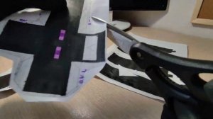 Как сделать Эндермена из Майнкрафта из бумаги. 💜🖤 #pap