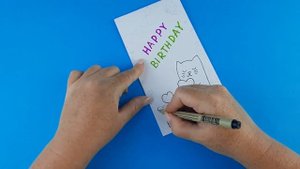 Открытка-сюрприз / Открытка на день рождения из бумаги