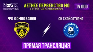 Летнее первенство МО | первый тур | ФК Домодедово – СК Скайсатурна | прямой эфир