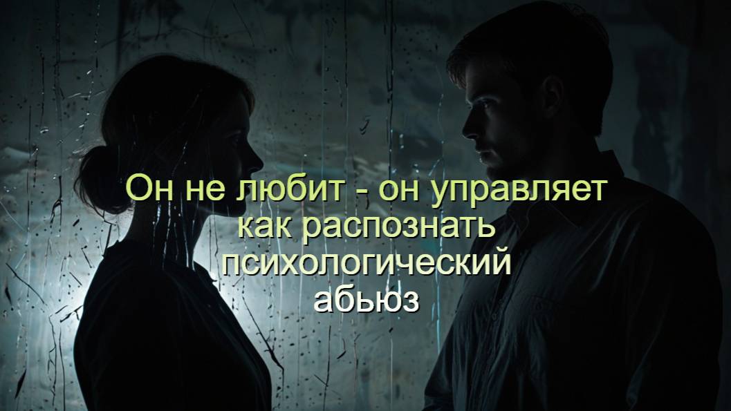 Он не любит — он управляет: как распознать психологический абьюз