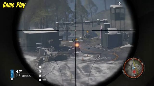 Когда девушка снайпер!