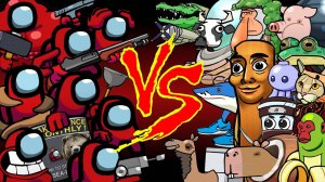 Итальянские мемы  VS СПРУНКИ Sprunki мультфильм - СПРУНКЕ ПРОТИВ АМОНГ АС