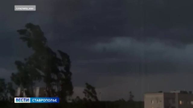 Стихия обрушилась на Ставрополь