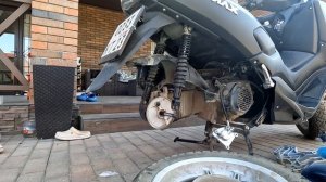 VMC Vento MAX. Снять маятник, снять заднее колесо. Руками Айтишника.