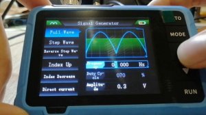 Осциллограф DSO510. Не работает генератор частот вместе ?