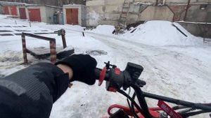 ЗИМНЯЯ ПОКАТУШКА  / ЗИМНИЙ ДРИФТ НА КВАДРОЦИКЛЕ ❤️❤️