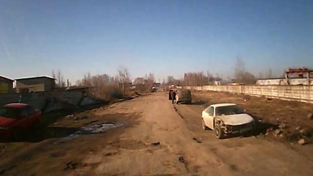 Ул. Железнодорожная. г. Псков. 17.04.2013 смотреть онлайн