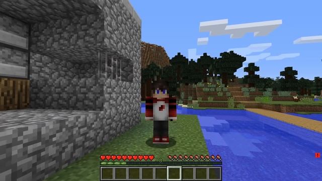 СПРЯТАЛСЯ ПОД КРОВАТЬЮ ОТ КРЕПЫША ЕХЕ В МАЙНКРАФТЕ смотреть онлайн