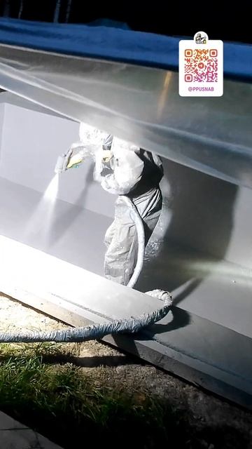 Гидроизоляция бассейна ПОЛИМОЧЕВИНОЙ #пенополиурета? смотреть онлайн