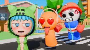 Орен влюбился в девочку-Крипера! Волшебная тайна Incredibox Sprunki 3D