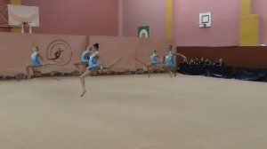 Групповые упражнения (скакалки) Художественная гимна?