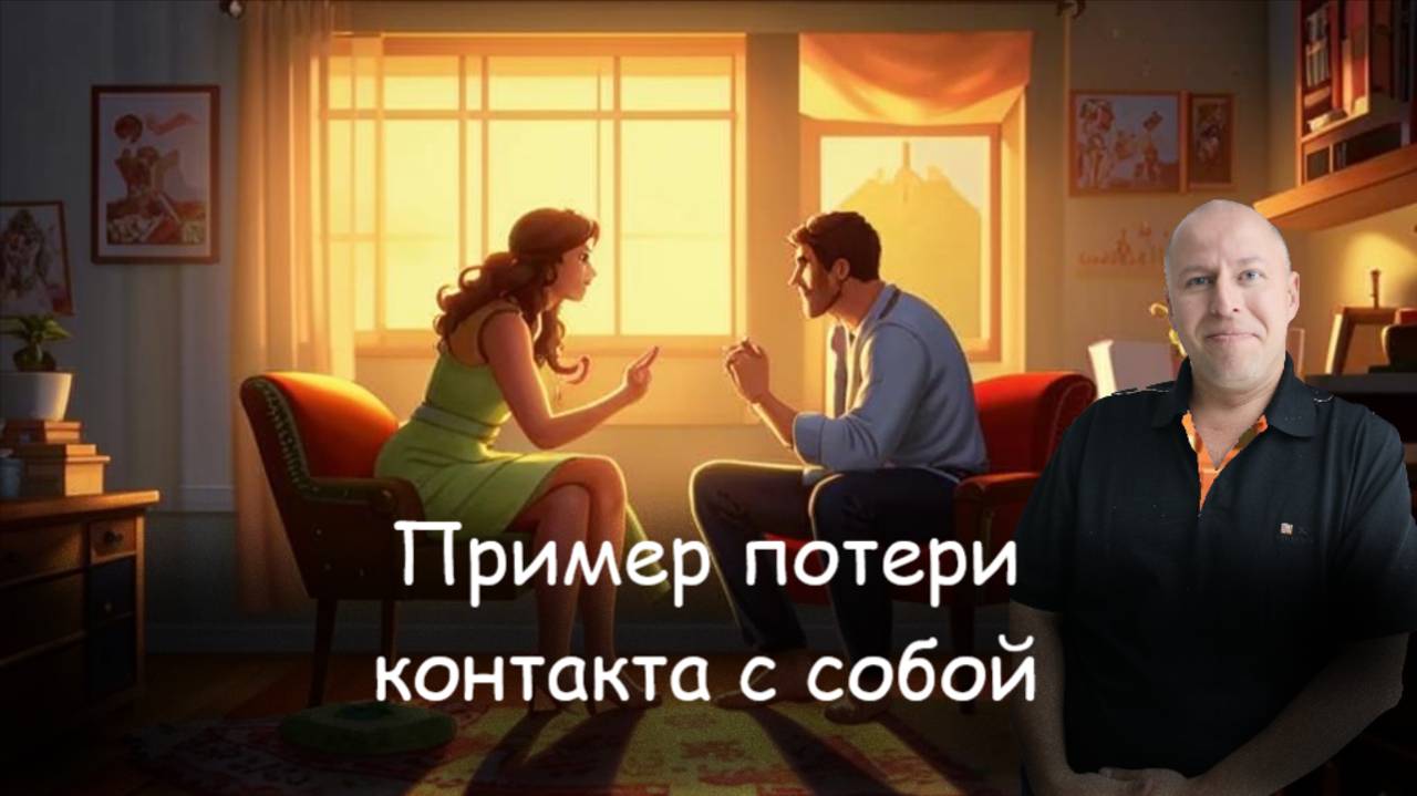 Пример потери контакта с собой
