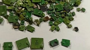 Все виды приёмных зелёных КМ конденсаторов