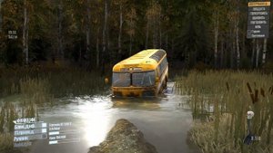 Spintires MudRunner. Паз-3201 АВТОБУС ВЕЗДЕХОД с полным приводом.