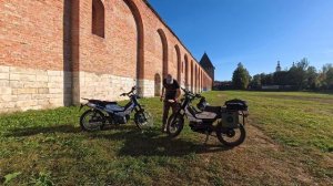 🔴Замена штатной резины на #мопеде G-Moto Cross X Pro🛵