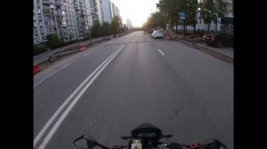 Bajaj Dominar 250 выезд утром (отзыв в описании)