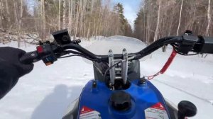 STELS CAPITAN ПО ГЛУБОКОМУ СНЕГУ вдвоем ОТ ПЕРВОГО ЛИЦА ПРОХ