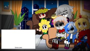 ♥️ Реакция UNDERTALE на песню "Stronger than you" (dusttale version) ♥️